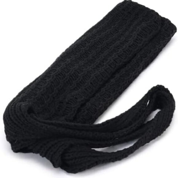 Crochet Shoulder Bag Handmade Lightweight Polyester Travel Tote for Women - Picture 3 of 8